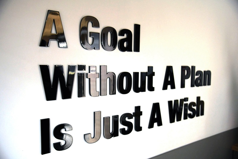 famous quote: a goal without a plan is just a wish