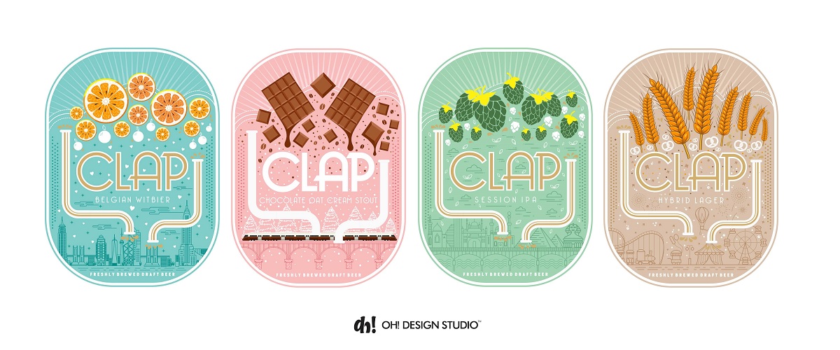 beer bottle label design by OH! Design Studio India