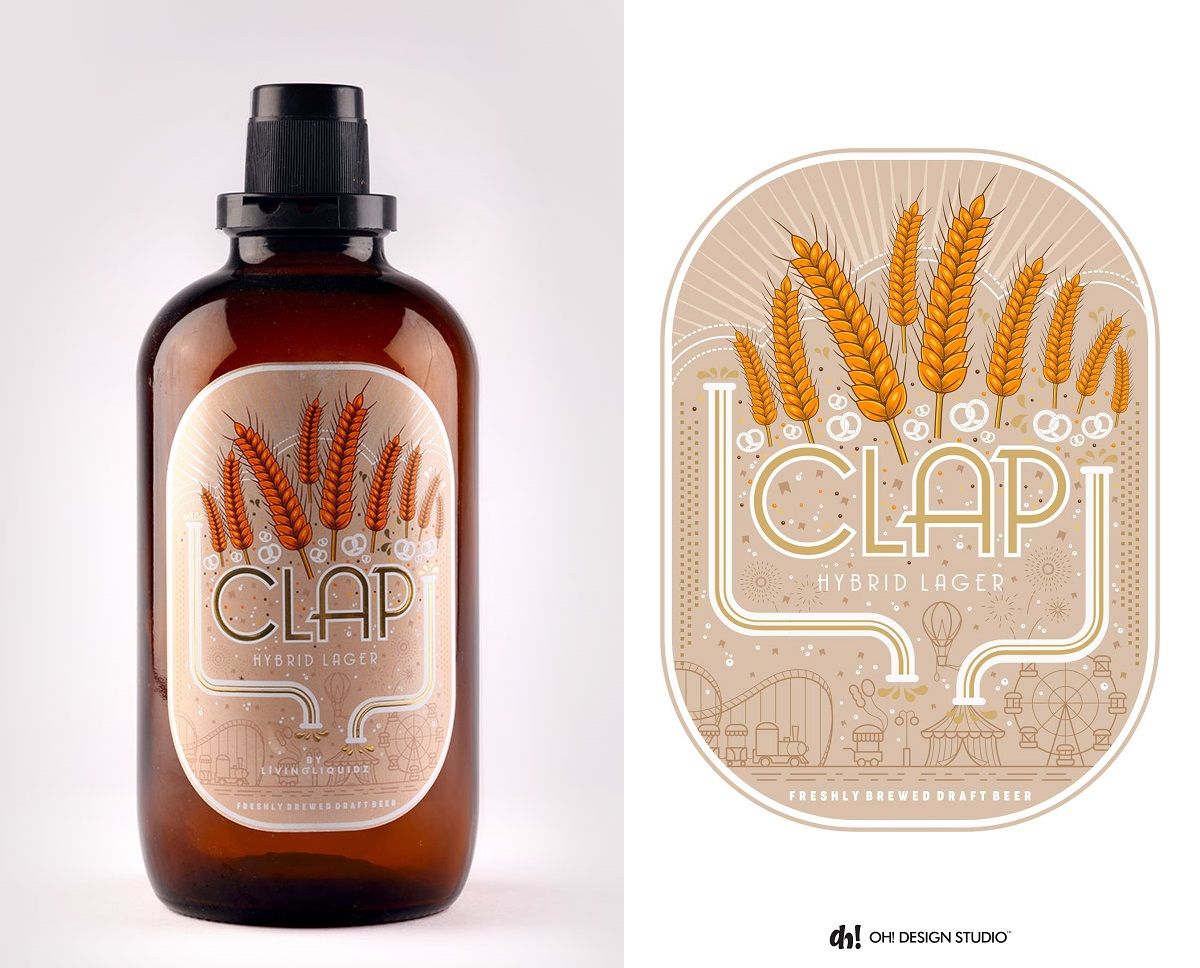 beer bottle branding & packaging india ohdesignstudio