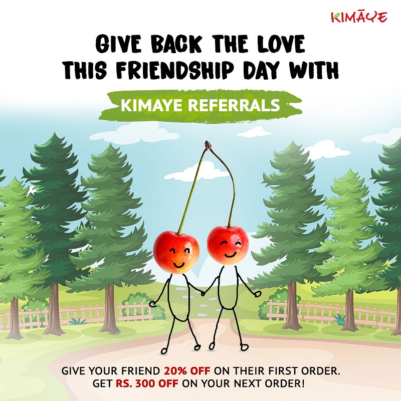 Referal post for friendship Day on social media by Oh! Design Studio