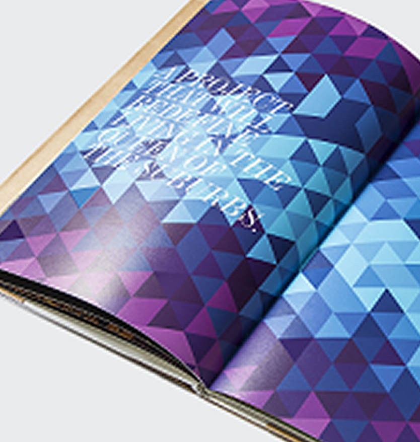 Great Eastern Shipping CSR brochure — geometric cover spread