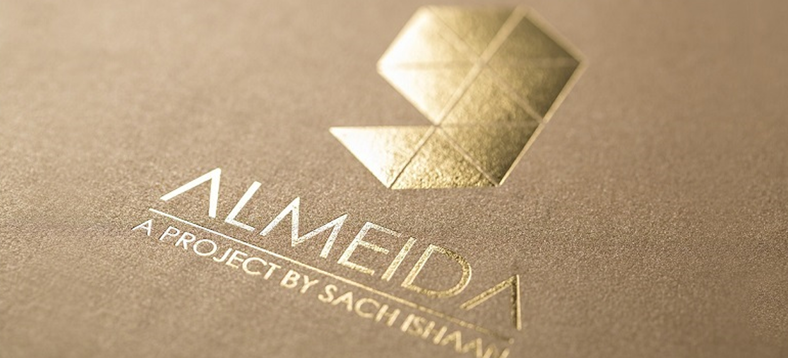 Luxury brochure design with gold foil branding by OH! Design Studio