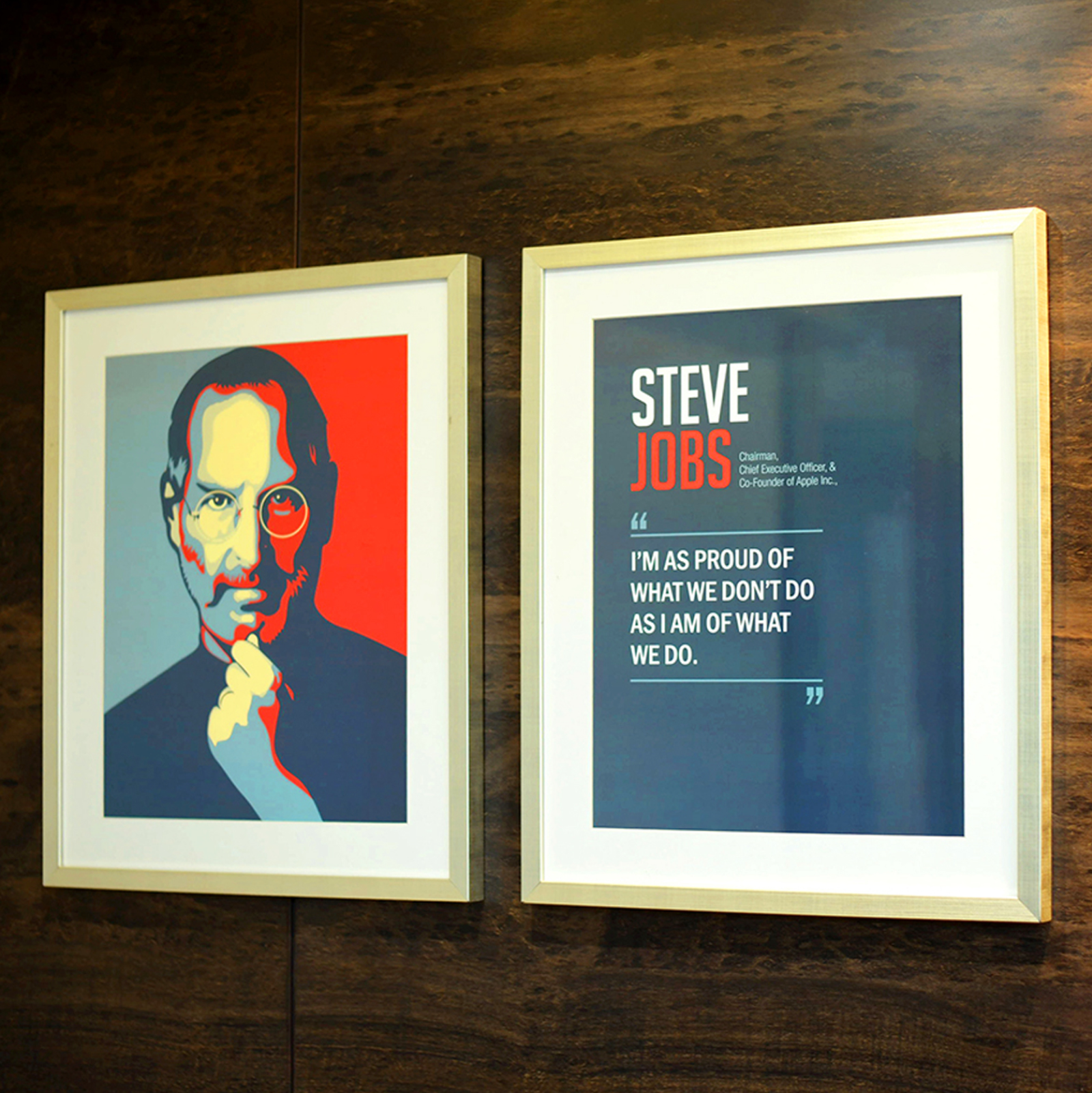 Office space branding environmental graphics