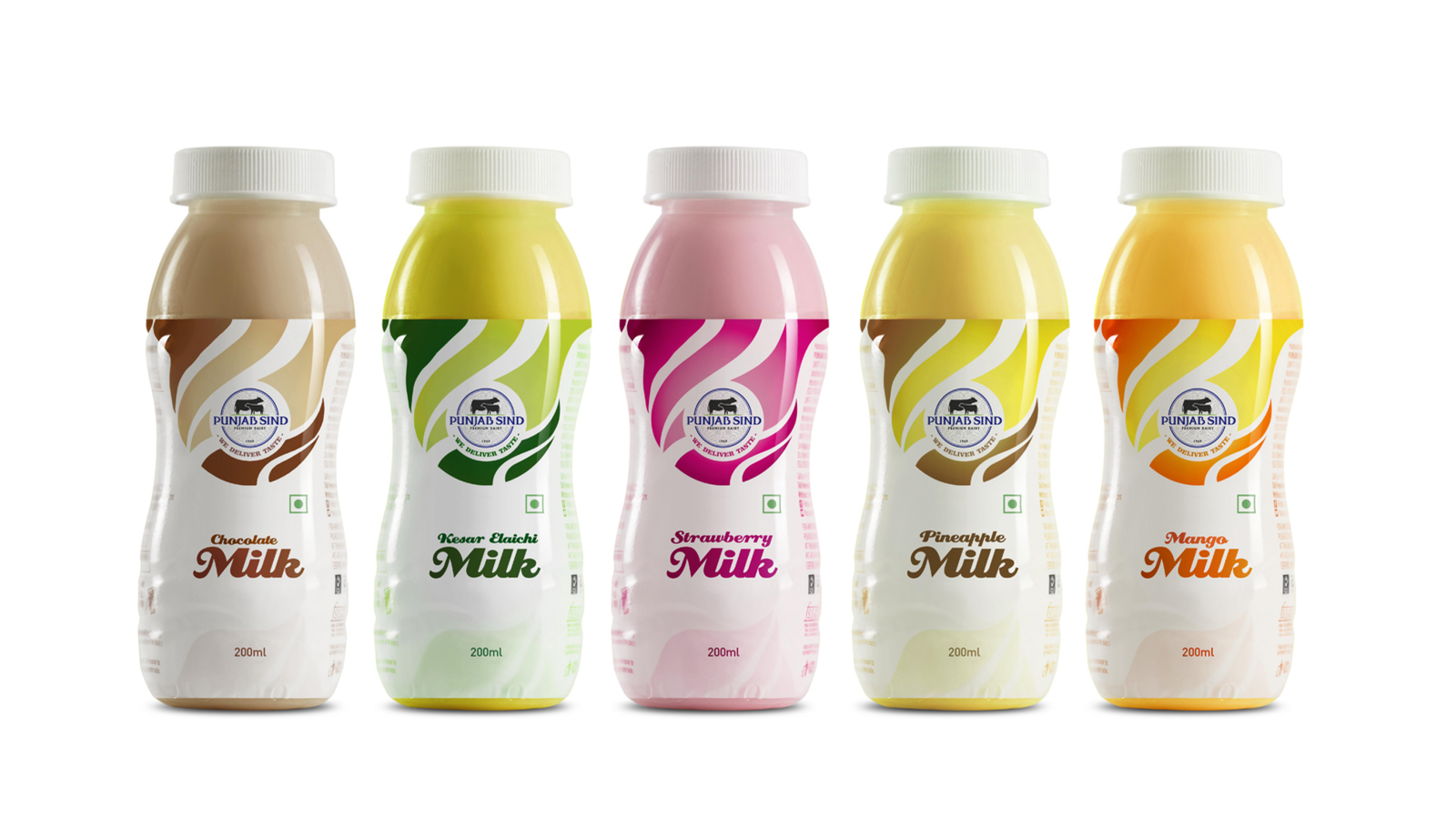 Punjab Sind flavoured milk bottles