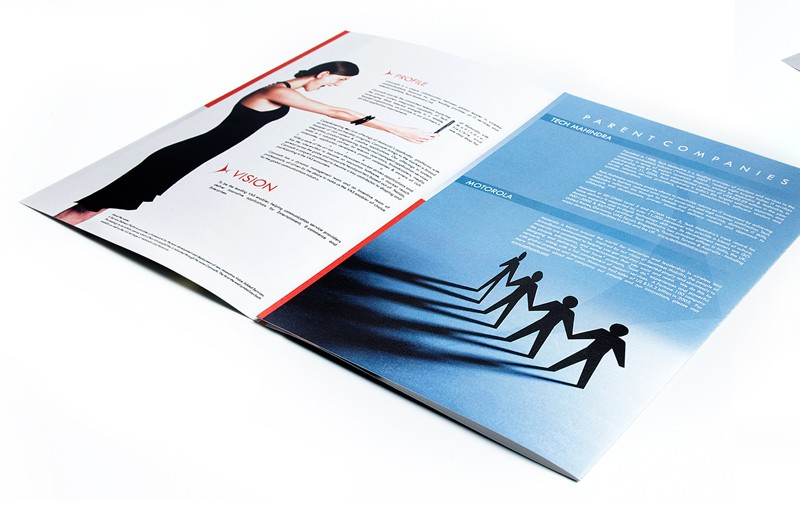 tech company brochure design 